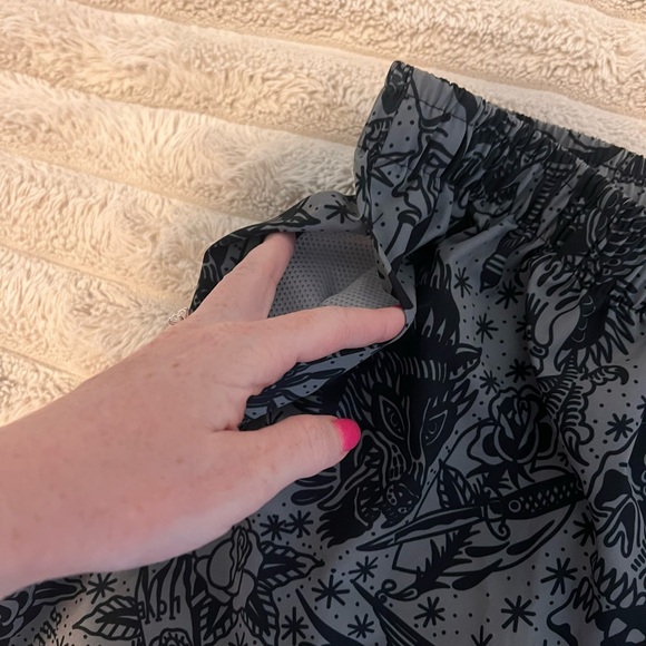 Skeleton Goods Dark Tattoo Flash Swim Trunks - Picture 2 of 3